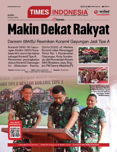 Edisi Kamis, 26 Juni 2025: E-Koran, Bacaan Positif Masyarakat 5.0