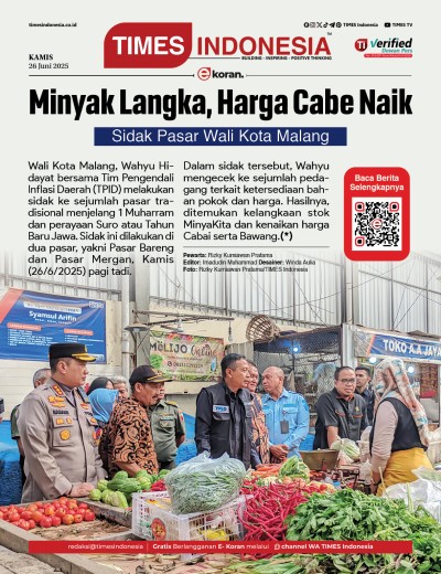 Edisi Kamis, 26 Juni 2025: E-Koran, Bacaan Positif Masyarakat 5.0