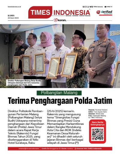 Edisi Kamis, 26 Juni 2025: E-Koran, Bacaan Positif Masyarakat 5.0