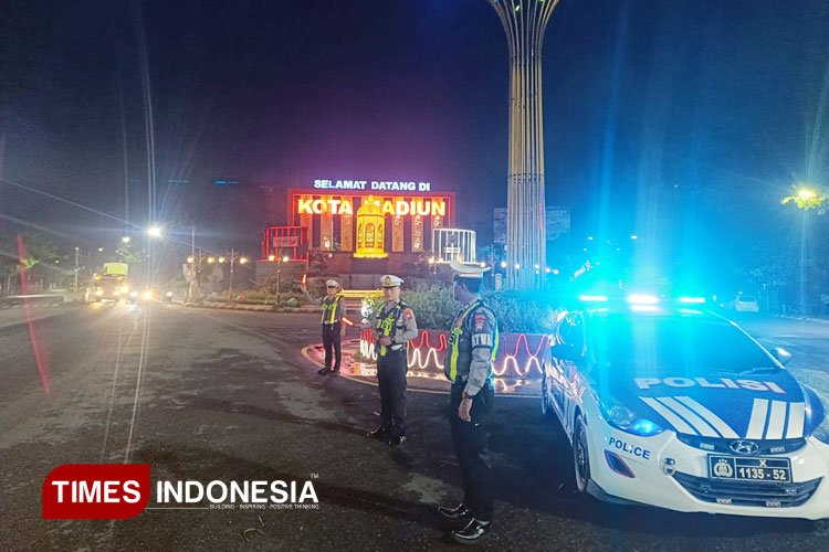Menjelang Suro, Polisi Sisir Pusat Keramaian di Madiun