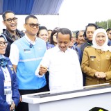 Gubernur Khofifah Bersama Menteri ESDM Ikuti Peresmian PLTP dan PLTS Serentak