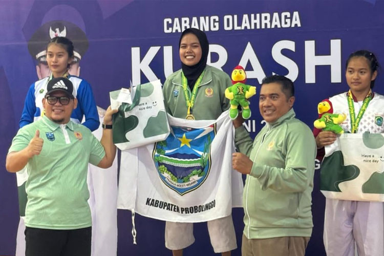 Baru Dibentuk, Kurash Sumbang Emas Pertama Bagi Probolinggo di Porprov Jatim