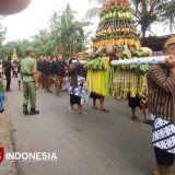 Ruwat Bumi Desa Masaran Banjarnegara, 16 Gunungan Hasil Bumi Diarak