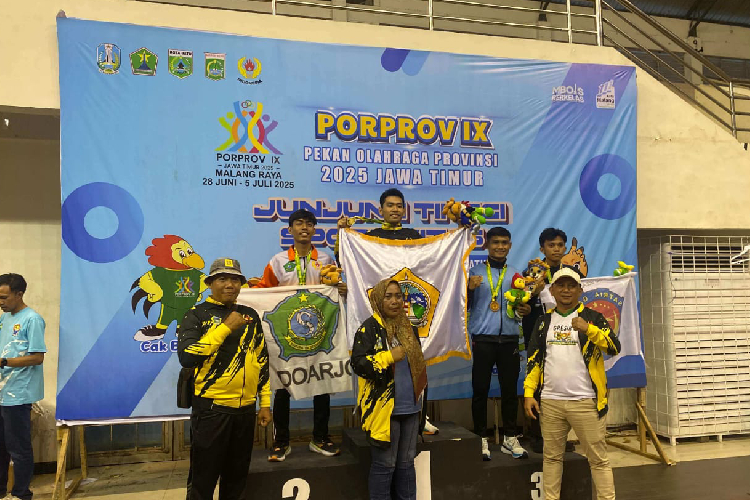 Wushu Sanda Tambah Medali, Gresik Bertengger di Peringkat Enam Porprov Jatim
