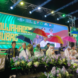 Mujahadah Kubro NU Banyuwangi Tetap Khidmat di Bawah Guyuran Hujan Lebat