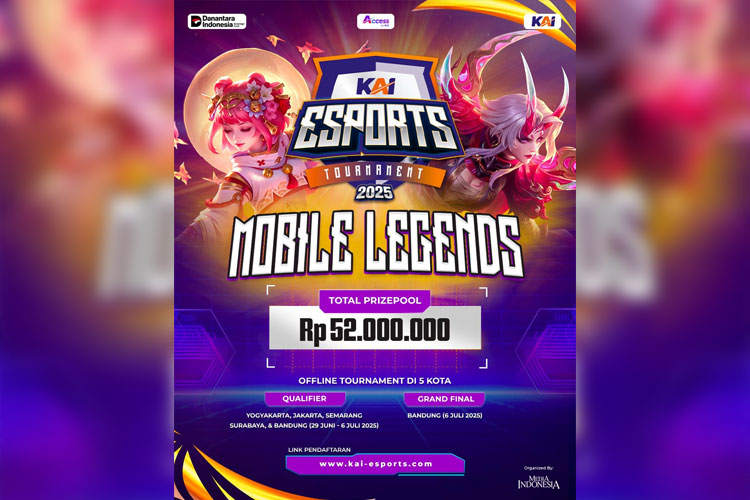 KAI Daop 8 Surabaya Gelar Esports Mobile Legends Tournament 2025