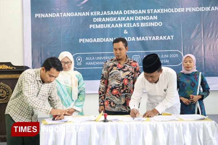 Universitas Hamzanwadi berkomitmen untuk mewujudkan pendidikan Inklusif dan berkelanjutan. (FOTO: Humas Universitas Hamzanwadi)
