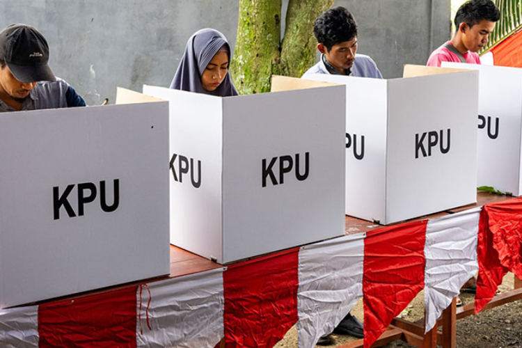 Ilustrasi pemilu. (FOTO: Andri Tambunan/Bloomberg)