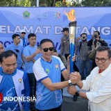Obor Porprov Jatim 2025 Tiba di Kota Malang, Diarak Keliling Lima Kecamatan