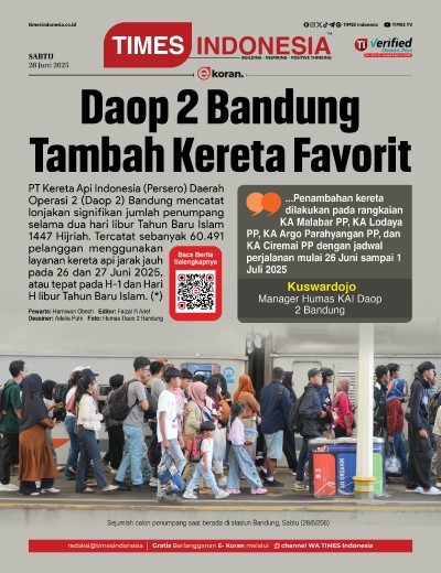 Edisi Sabtu, 28 Juni 2025: E-Koran, Bacaan Positif Masyarakat 5.0