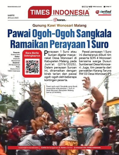 Edisi Sabtu, 28 Juni 2025: E-Koran, Bacaan Positif Masyarakat 5.0