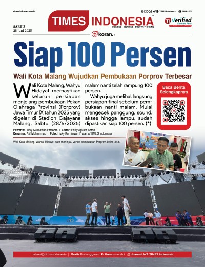 Edisi Sabtu, 28 Juni 2025: E-Koran, Bacaan Positif Masyarakat 5.0