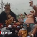 Pawai Ogoh-ogoh Sangkala Ramaikan Perayaan 1 Suro di Gunung Kawi Wonosari Malang