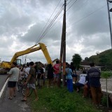 Sungai Alasmalang Meluap, Pemkab Banyuwangi Siagakan Alat Berat