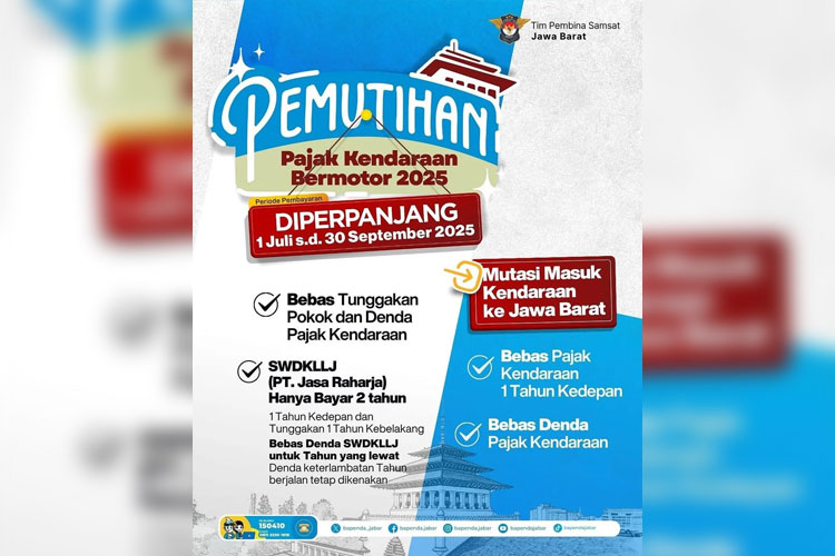 Kabar Baik! Pemutihan Pajak Kendaraan Cianjur Diperpanjang Lagi