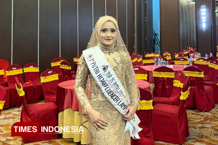 Anabella Putri Hutami, Mahasiswi Akuntansi Raih 1st Runner Up Putri Hijabfluencer Lampung 2025