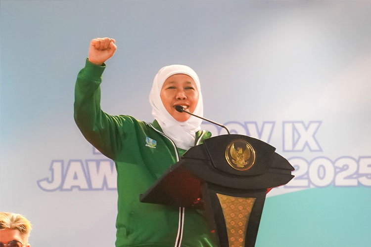 Porprov Jatim 2025 Dibuka, Gubernur Khofifah Ajak Atlet Tunjukkan Performa Terbaik