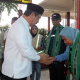 Pemprov Maluku,Sambut Haru Kepulangan 390 Jemaah Haji