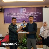 Konferta VI Berjalan Alot, Wahyu-Susi Terpilih Pimpin AJI Mataram 2025-2028
