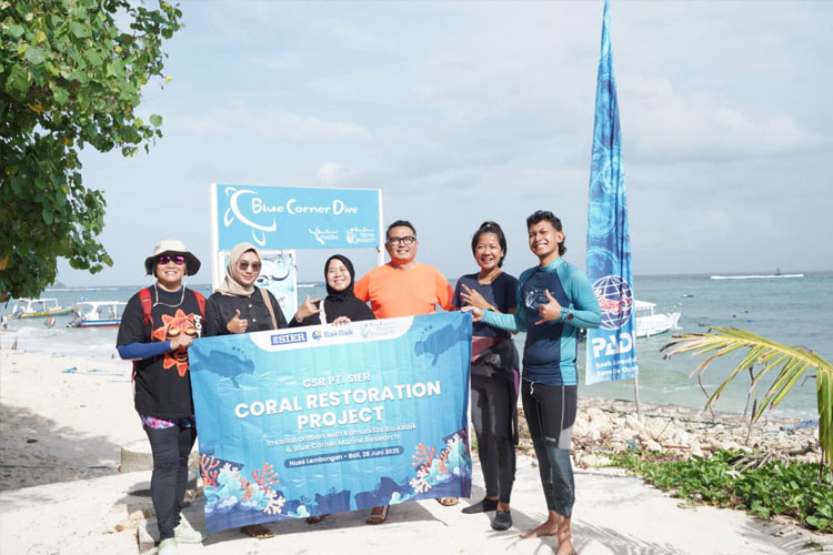 Menjaga Laut, PT SIER Menginisiasi Restorasi Terumbu Karang di Nusa Penida Bali