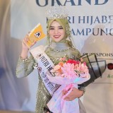 Kisah Mahasiswi Informatika Raih Mahkota Putri Hijabfluencer Lampung 2025