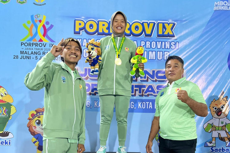 Latihan Keras Atlet Kickboxing Probolinggo Layla Ramadhani Berbuah Emas Porprov Jatim 2025
