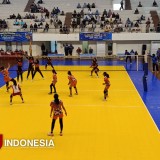 Didukung Wali Kota Wahyu Hidayat, Tim Voli Putri Kota Malang Bekuk Kabupaten Blitar