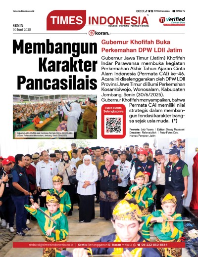 Edisi Senin,,30 Juni 2025: E-Koran, Bacaan Positif Masyarakat 5.0