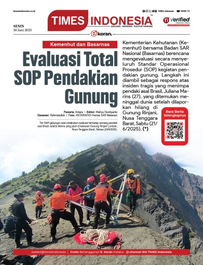 Edisi Senin,,30 Juni 2025: E-Koran, Bacaan Positif Masyarakat 5.0