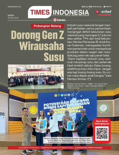 Edisi Senin,,30 Juni 2025: E-Koran, Bacaan Positif Masyarakat 5.0