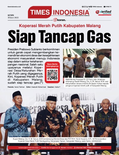 Edisi Senin, 30 Juni 2025: E-Koran, Bacaan Positif Masyarakat 5.0