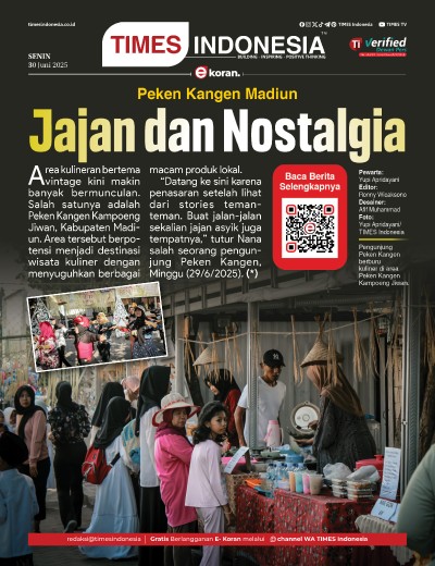 Edisi Senin, 30 Juni 2025: E-Koran, Bacaan Positif Masyarakat 5.0