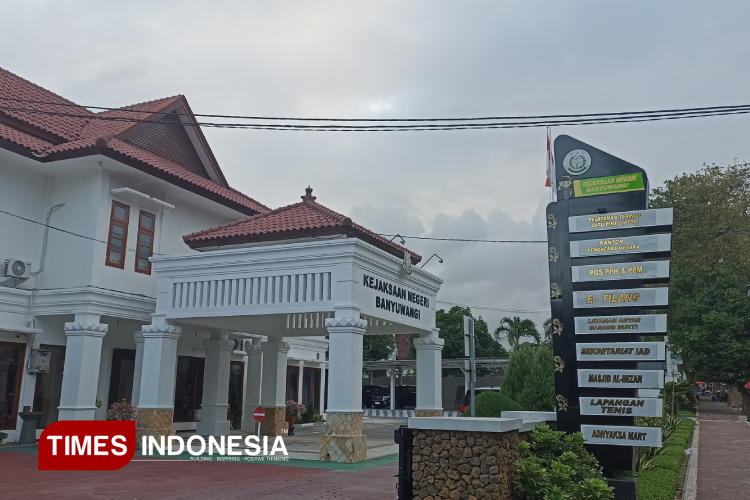 Kantor Kejaksaan Negeri Banyuwangi. (Foto: Muhamad Ikromil Aufa/TIMES Indonesia)