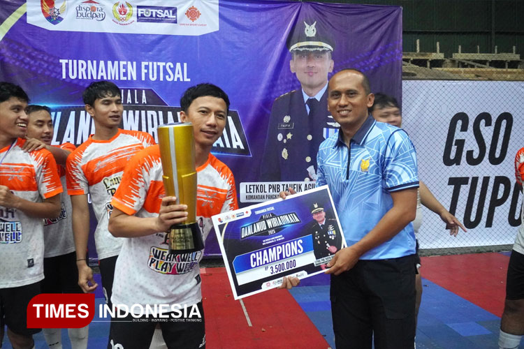 WM AULL Sabet Gelar Juara di Turnamen Futsal Piala Danlanud Wiriadinata 2025
