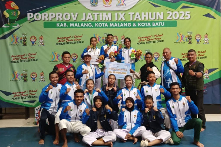 Kempo Putri Kota Malang Sabet 6 Emas di Porprov Jatim 2025