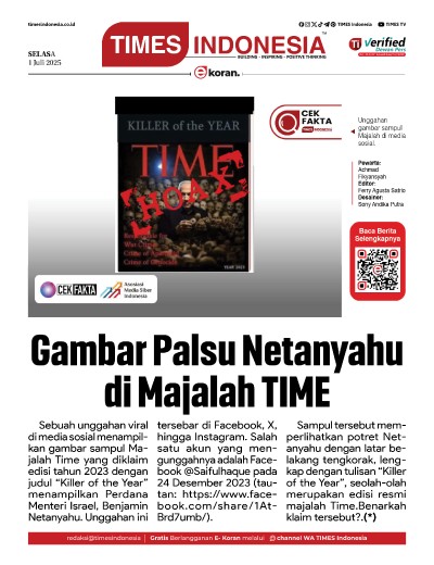 Edisi Selasa, 1 Juli 2025: E-Koran, Bacaan Positif Masyarakat 5.0
