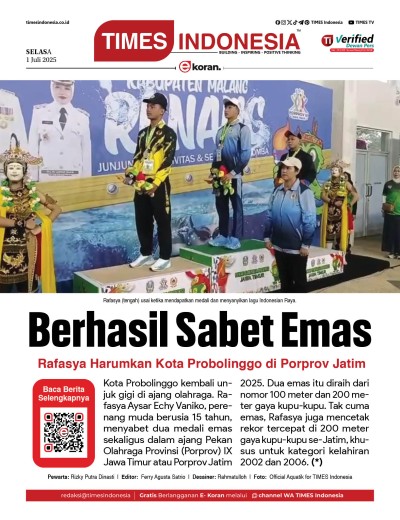 Edisi Selasa, 1 Juli 2025: E-Koran, Bacaan Positif Masyarakat 5.0