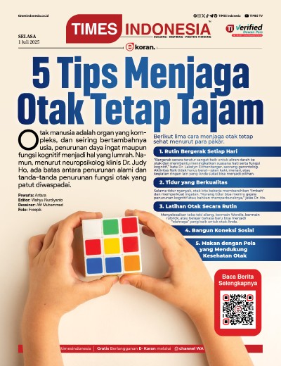 Edisi Selasa, 1 Juli 2025: E-Koran, Bacaan Positif Masyarakat 5.0