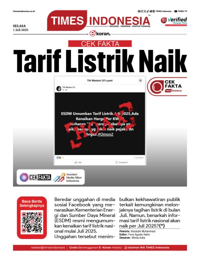 Edisi Selasa, 1 Juli 2025: E-Koran, Bacaan Positif Masyarakat 5.0