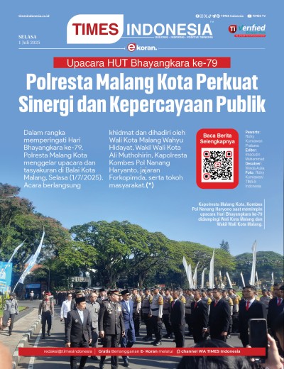 Edisi Selasa, 1 Juli 2025: E-Koran, Bacaan Positif Masyarakat 5.0
