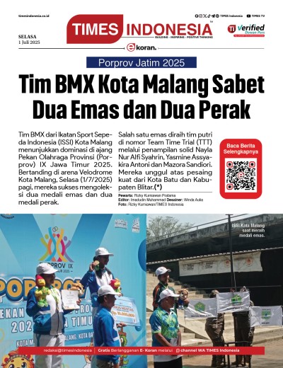 Edisi Selasa, 1 Juli 2025: E-Koran, Bacaan Positif Masyarakat 5.0