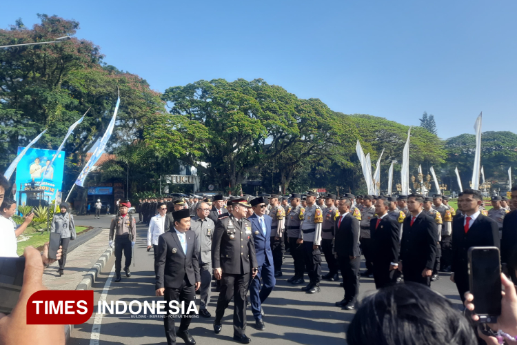 Polresta Malang Kota Gelar Upacara Hari Bhayangkara ke-79, Komitmen Perkuat Sinergi dan Kepercayaan Publik