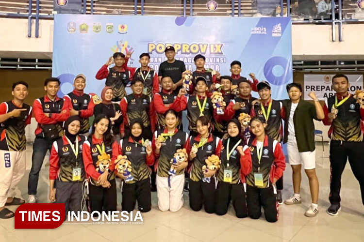 Tak Terbendung, Kontingen Jujitsu Ponorogo Cetak Hattrick Juara Umum di Porprov Jatim
