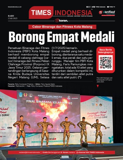 	Edisi Rabu,2 Juli 2025: E-Koran, Bacaan Positif Masyarakat 5.0