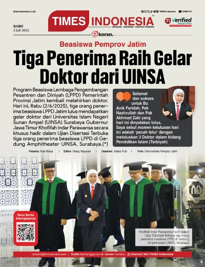 Edisi Rabu, 2 Juli 2025: E-Koran, Bacaan Positif Masyarakat 5.0