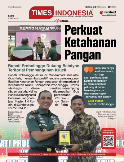 Edisi Rabu, 2 Juli 2025: E-Koran, Bacaan Positif Masyarakat 5.0