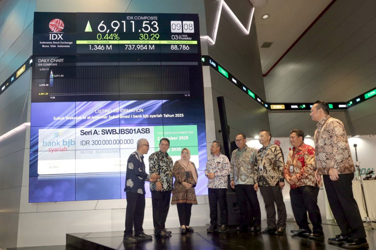 Bank bjb Syariah Torehkan Sejarah Baru di BEI, Dorong Akselerasi Keuangan Syariah Lewat Sukuk Perdana