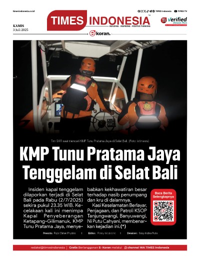 Edisi Rabu, 3 Juli 2025: E-Koran, Bacaan Positif Masyarakat 5.0