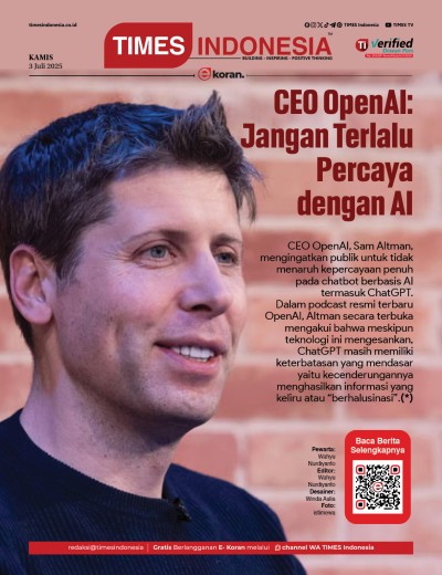 Edisi Rabu, 3 Juli 2025: E-Koran, Bacaan Positif Masyarakat 5.0