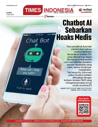 Edisi Rabu, 3 Juli 2025: E-Koran, Bacaan Positif Masyarakat 5.0
